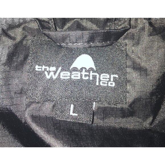 The Weather Company Solid Black Jacket Size L~ Excellent Condition. - Picture 8 of 8